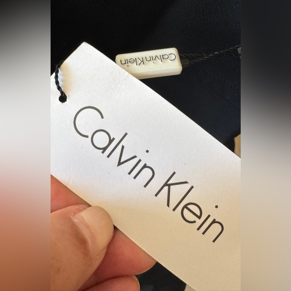 Calvin Klein Black Sleeveless Midi Dress - Picture 6 of 9